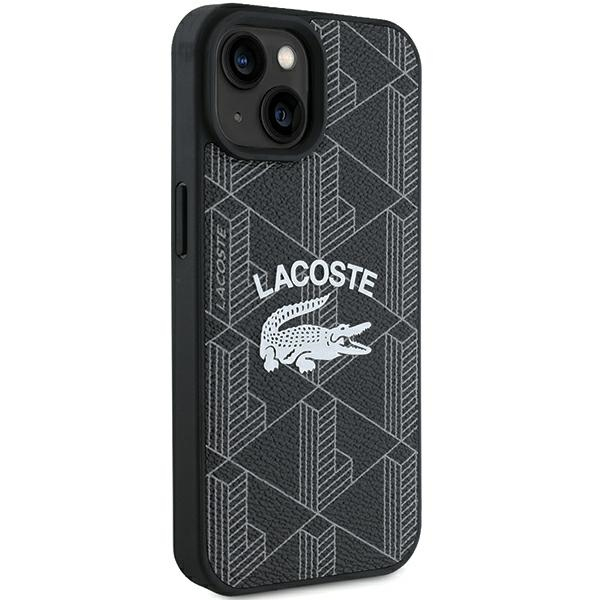 iPhone 15 MagSafe Hardcase Monogram Vintage Logo Hülle (LCHMP15SPIGK) - Schwarz