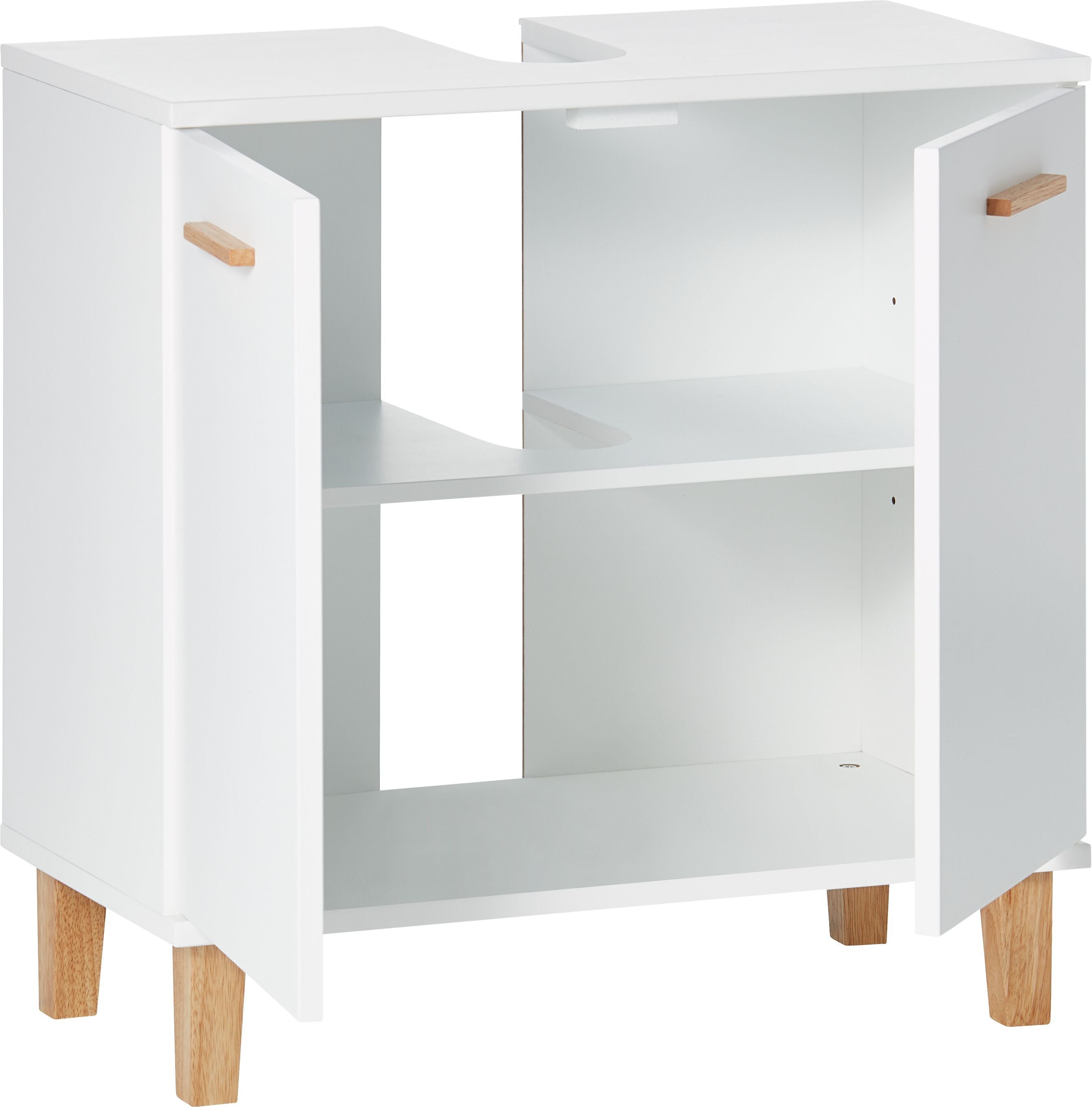 NAVARRO II Lavaboy - Weiss / B: 60.0 cm x T: 30.0 cm x H: 60.0 cm
