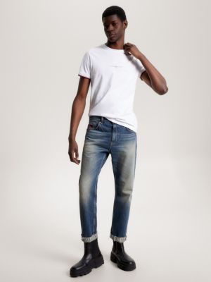 Camiseta Slim Fit com Detalhe na Barra