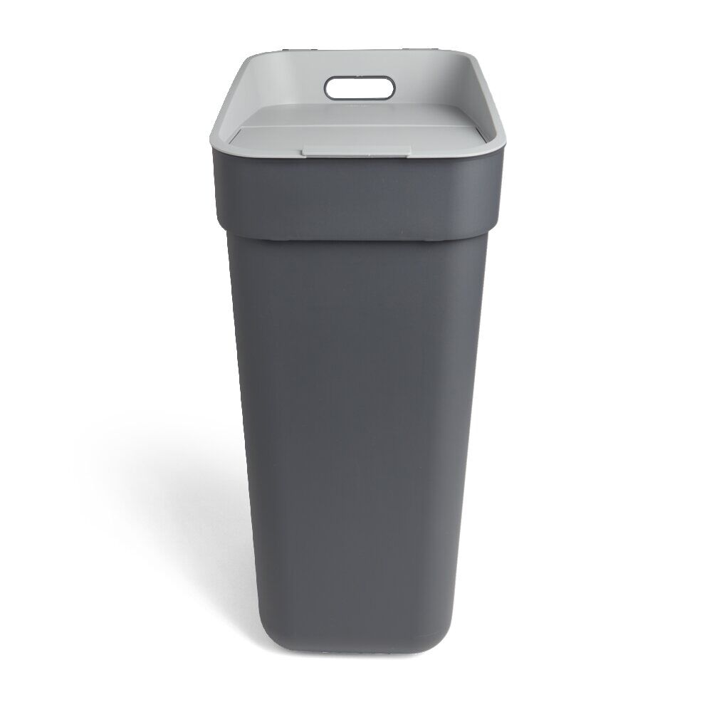 Poubelle de tri grise 30L