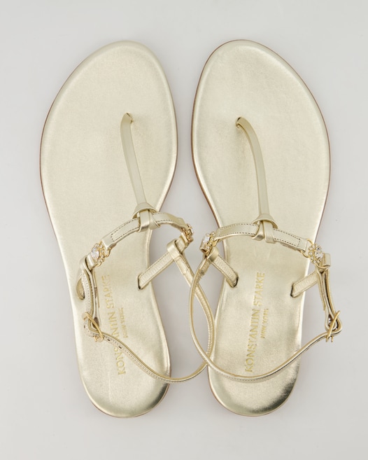 Konstantin Starke Farfallina Sandalen in Gold