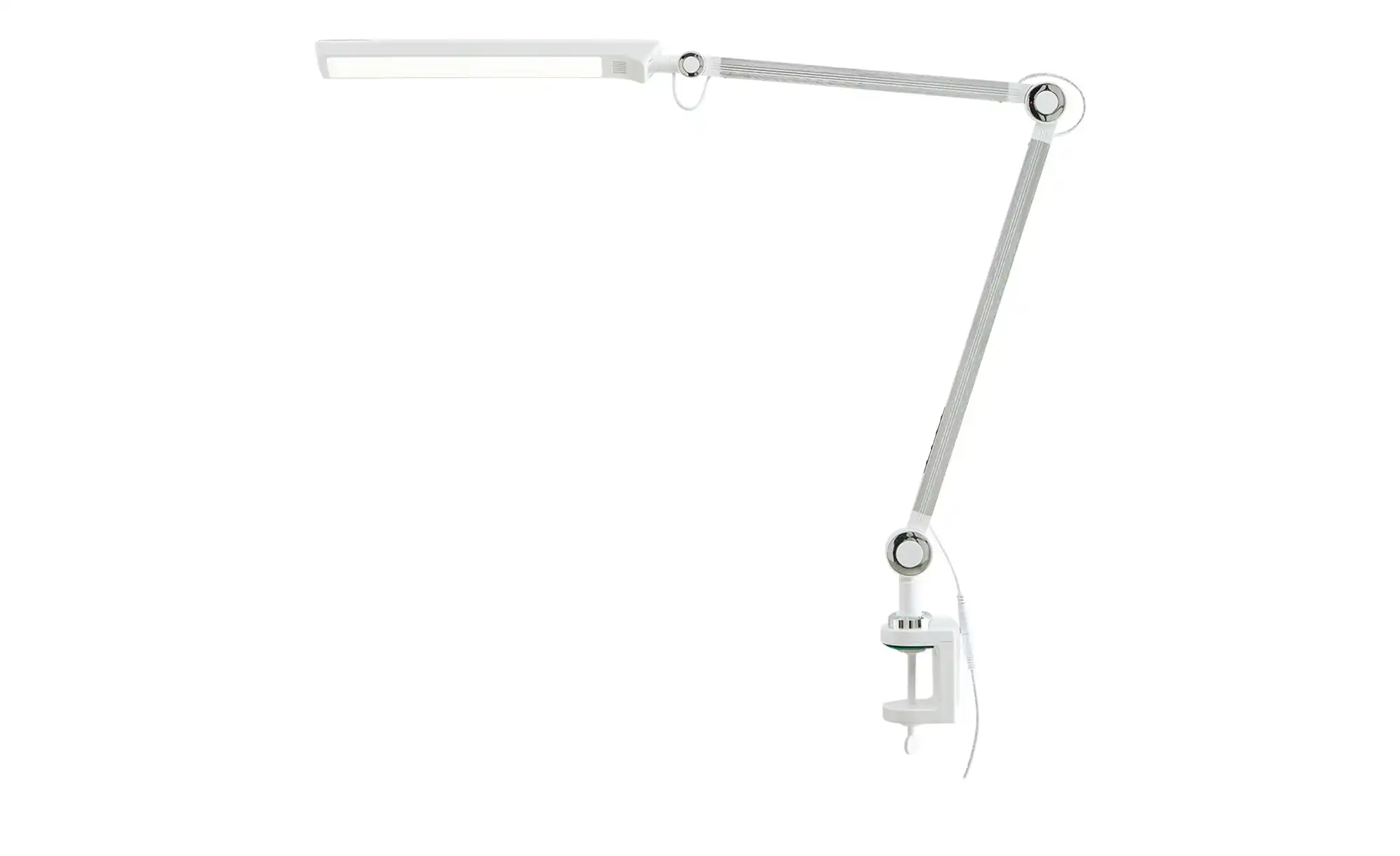 KHG LED-Klemmleuchte, 1-flammig, weiß mit Touchpad