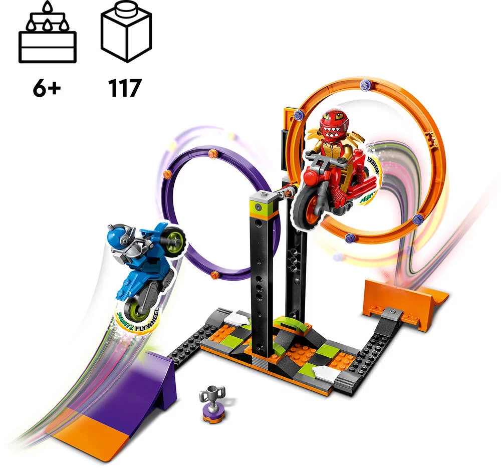 LEGO®CITY 60360 - LE DEFI DE CASCADE - LES CERCLES ROTATIFS