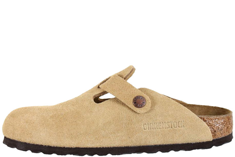 BIRKENSTOCK BOSTON BS LATTE CREAM SLENTERS I RUSKIND