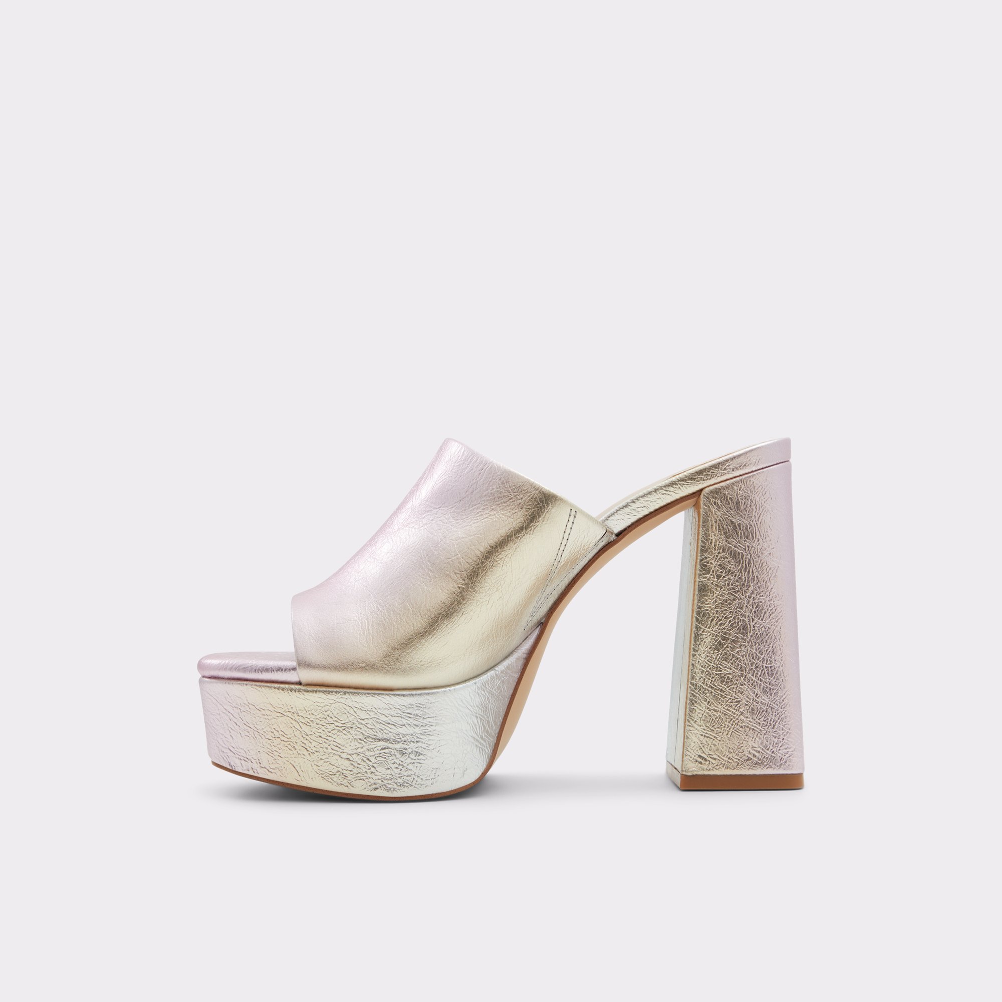 Cassey Metallic Multi Women Mule Shoes