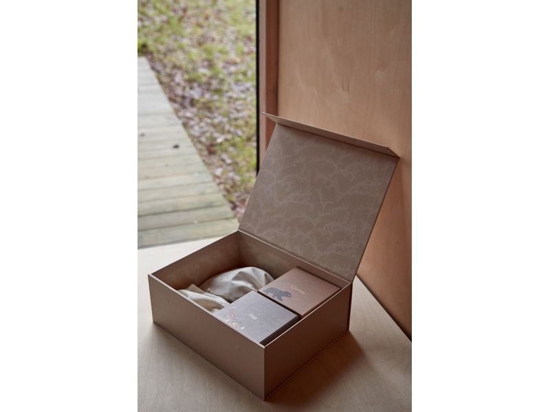 Filibabba Baby-Erinnerungsbox Rosa Perfektes Geschenk für werdende Eltern