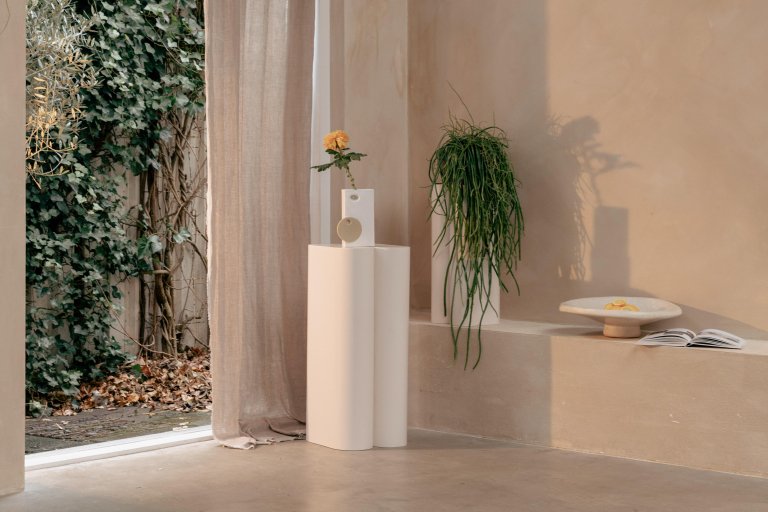 Zuiver Shape plantenstandaard set van 2 wit