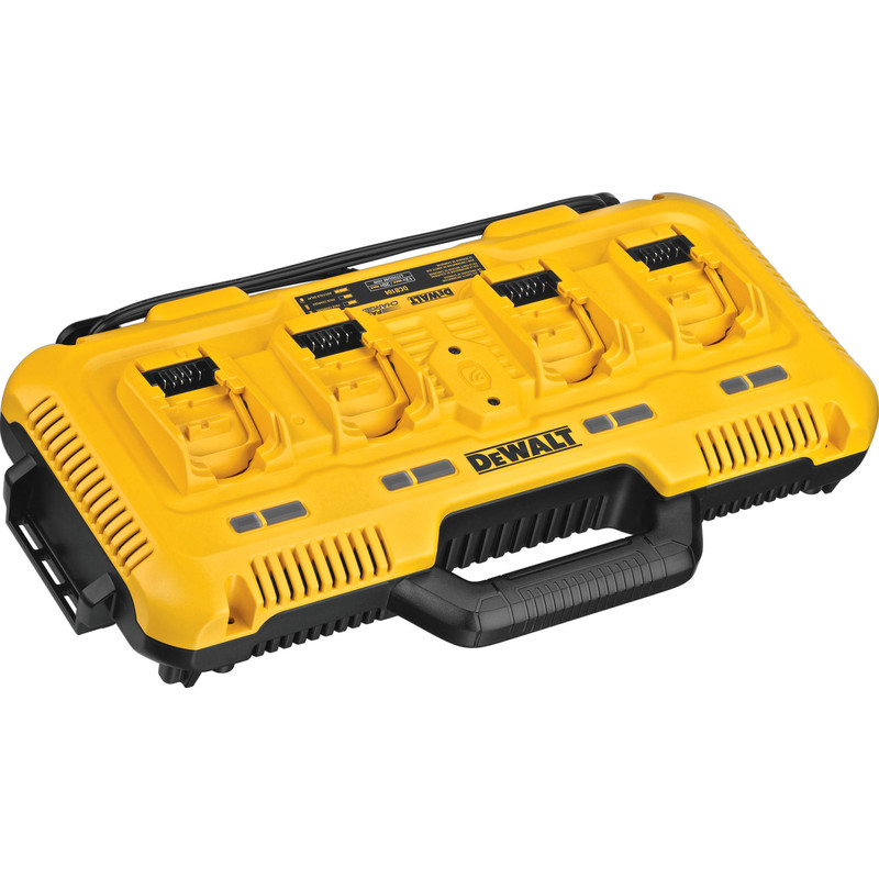 DeWALT DCB104-QW 4-poort snellader 12V-18V-54V Li-ion