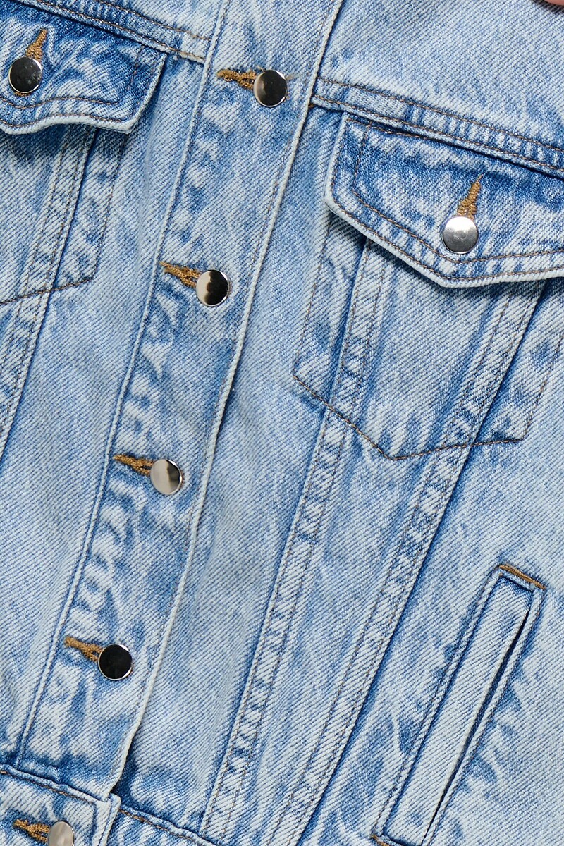SOMENTE PARA CRIANÇAS<br>Colete jeans