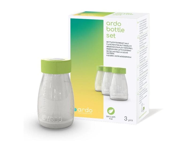 ARDO Milchflasche 150 ml 3er Set Milchflaschen-Set, 3 x 150 ml