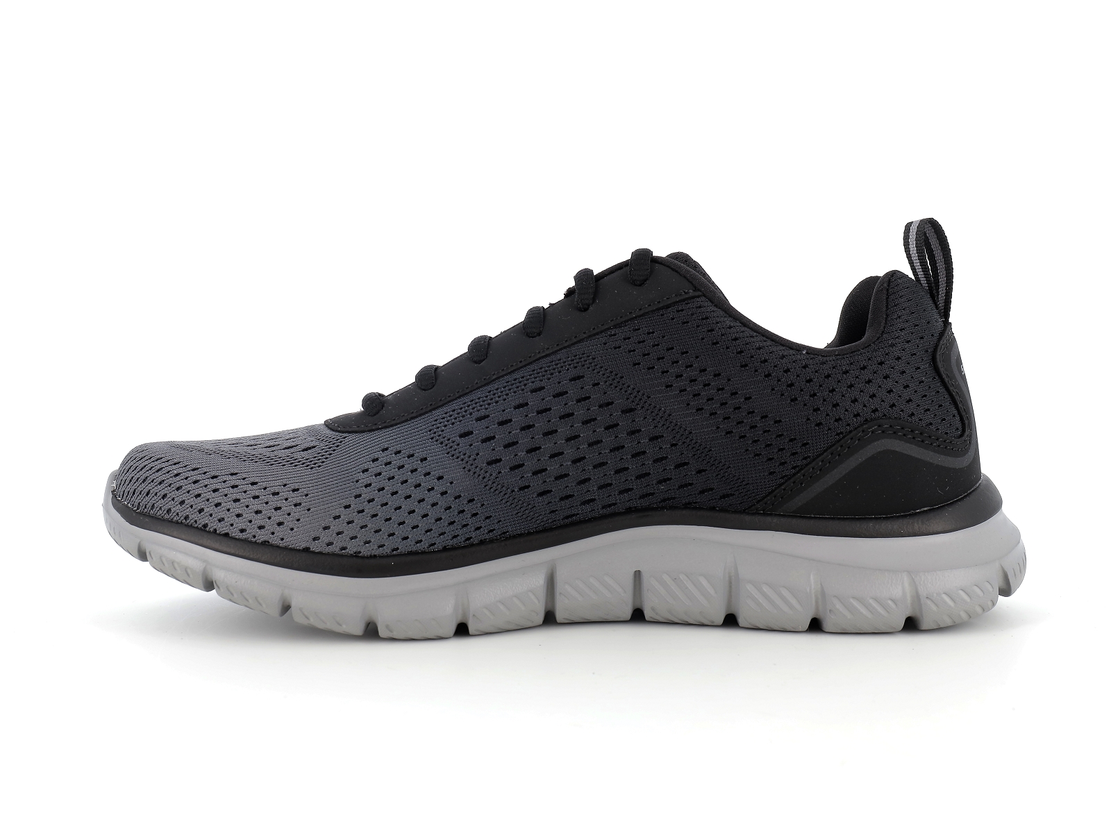 Skechers-TRACK RIPKENT Matières combinées Noir