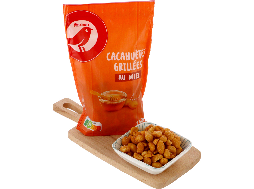 AMENDOIM FRITOS AUCHAN COM MEL 150 G