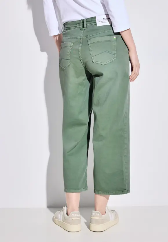 Loose Fit Color Hose - dusty salvia green