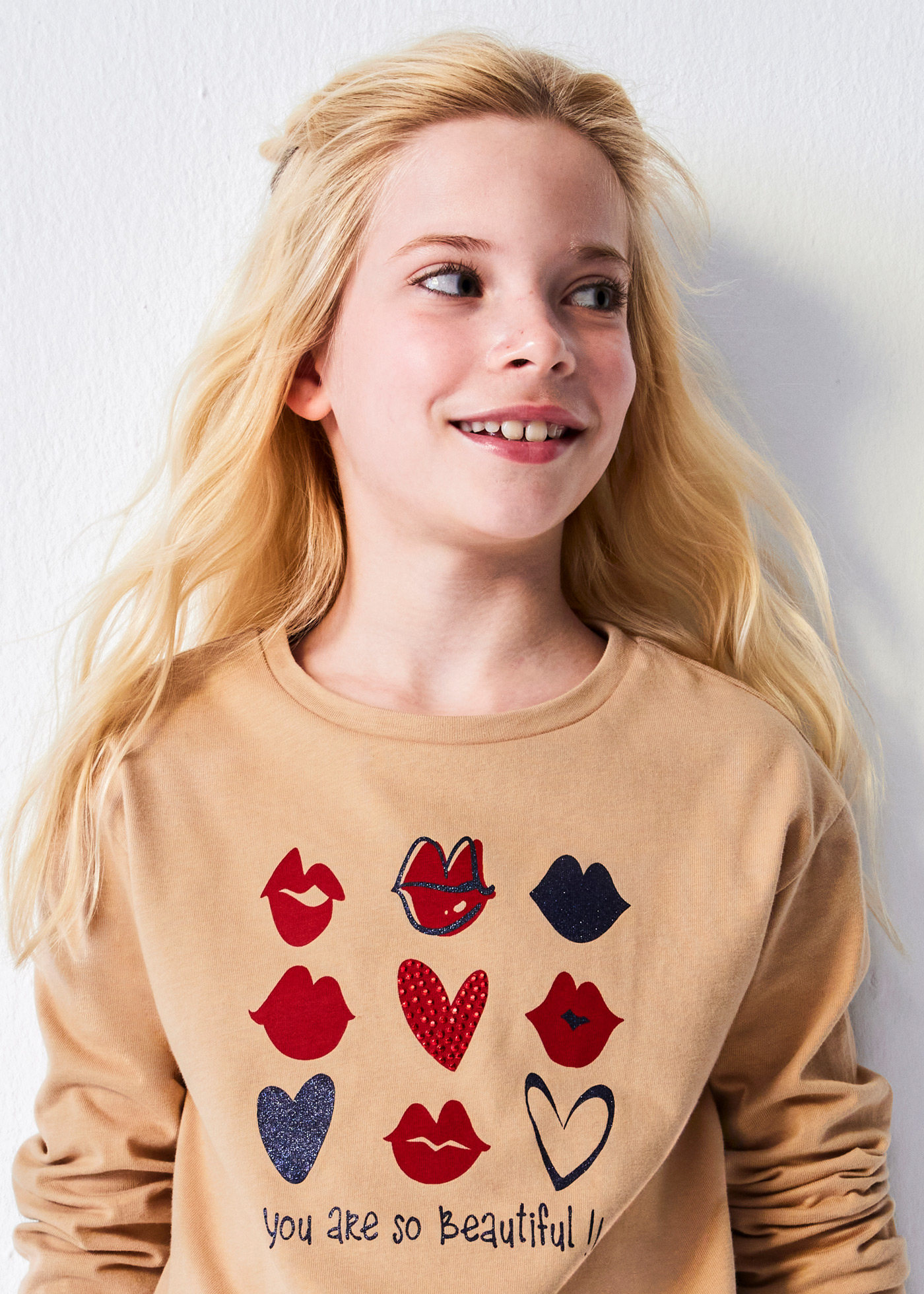 Camiseta estampada Better Cotton para meninas
