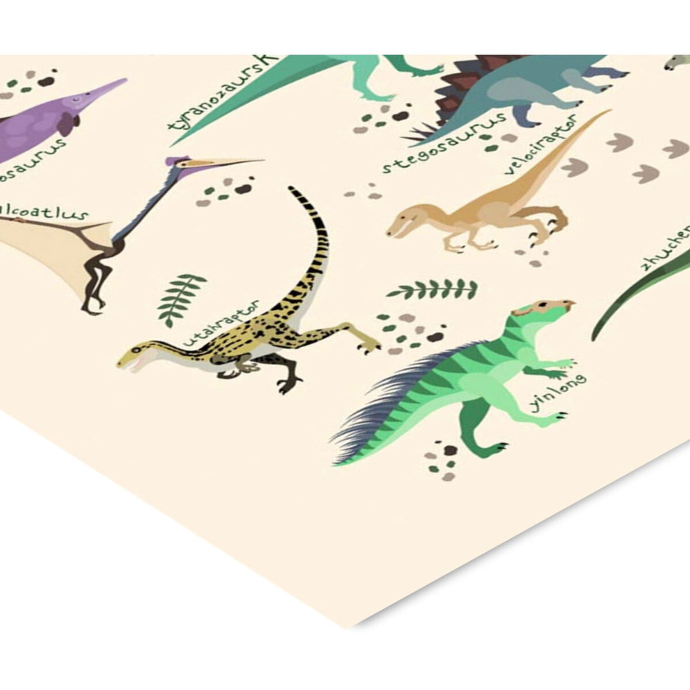 Køb Poster & Frame Citatplakat - Dinosaurer Ll – Børneplakat