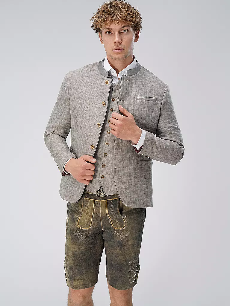 GWEIH & SILK Trachtengilet REGEN  hellgrau