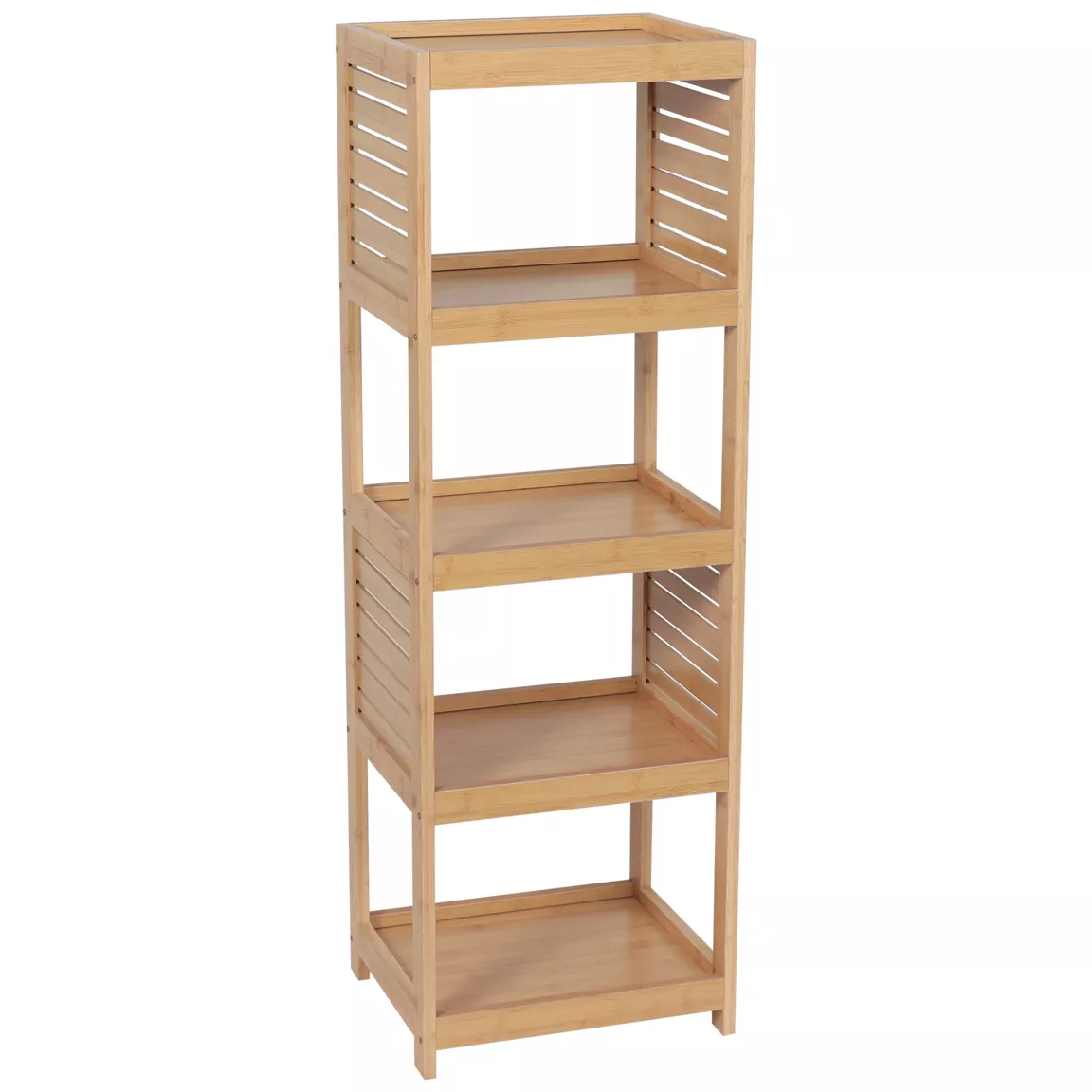 Meuble de rangement bambou 5 étagères (H108 cm) Trinidad Naturel