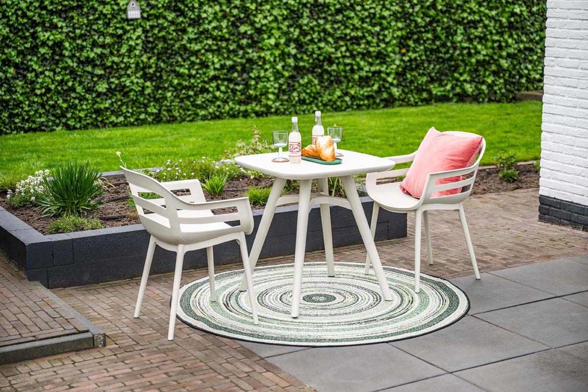 Garden Impressions Ceasar kunststof armstoel - zand