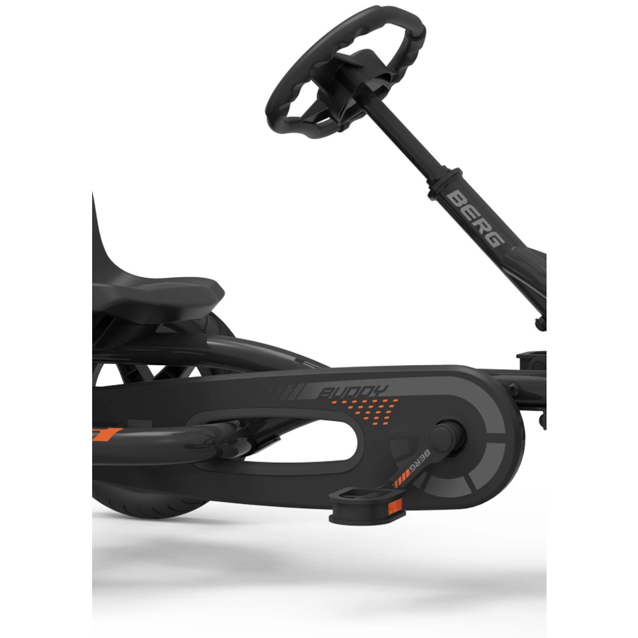 BERG Pedal Go-Kart Buddy Graphite Sondermodell - limitiert