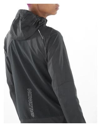 Veste coupe-vent Salomon Bonatti Cross Wind Noir Femme