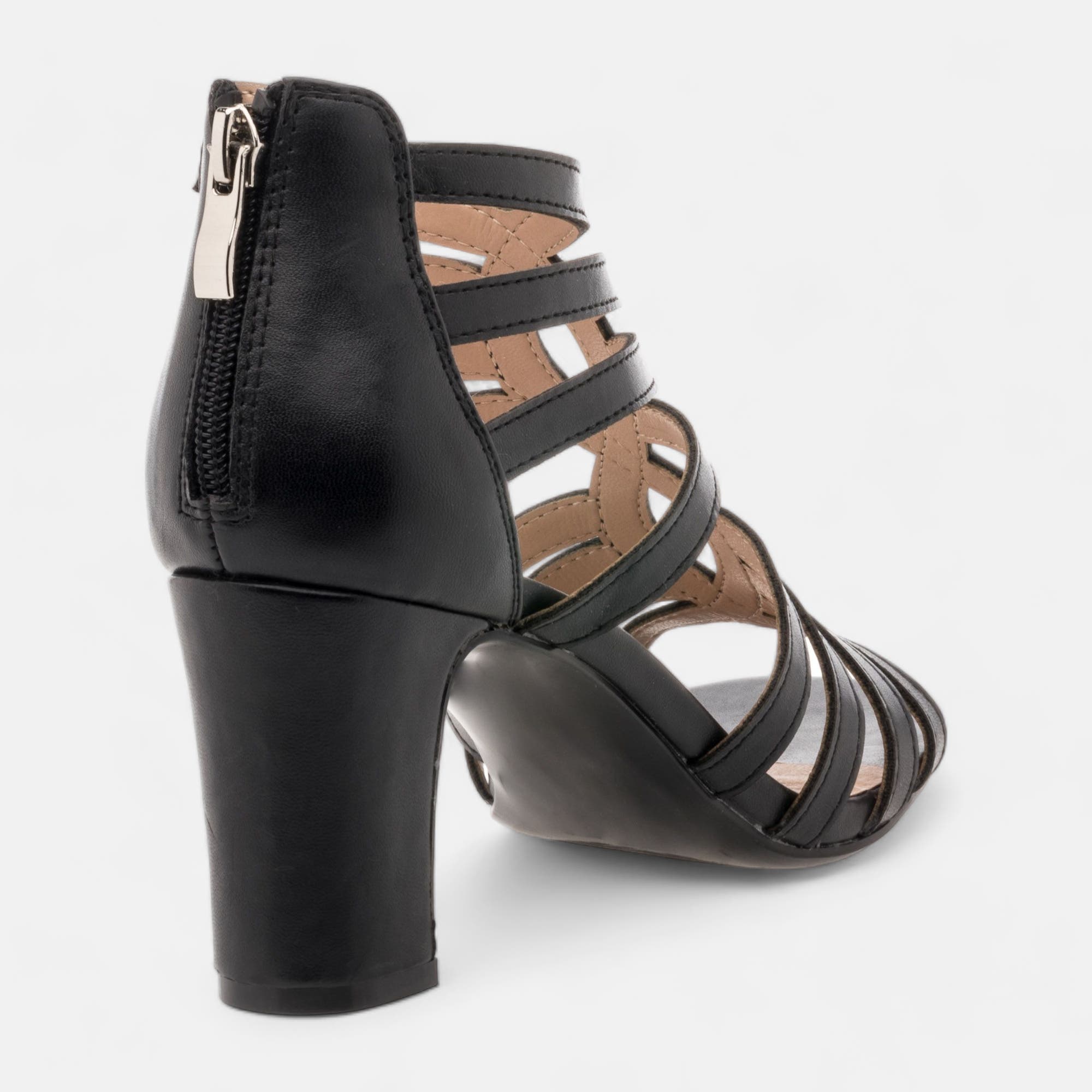 Nu-pieds à talon Femme noir