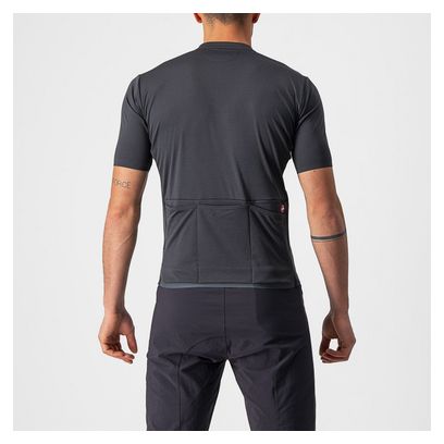 Maillot Manches Courtes Castelli Unlimited Allroad Gris