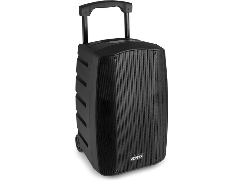 Vonyx Musik-System VSP200 Schwarz Mobiles Soundsystem mit Bluetooth und Funkmikrofon