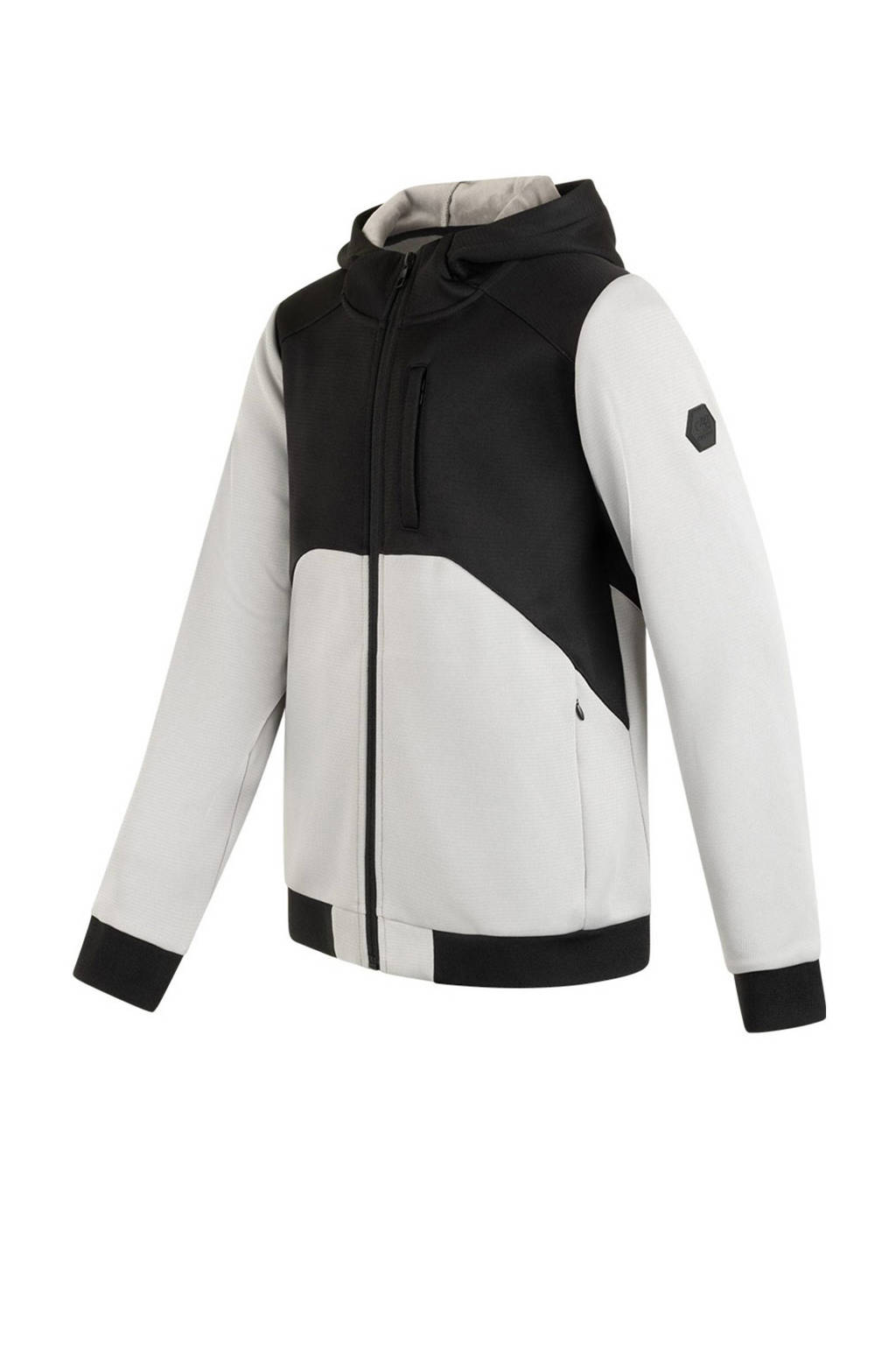 Cruyff fleece vest zwart/grijs