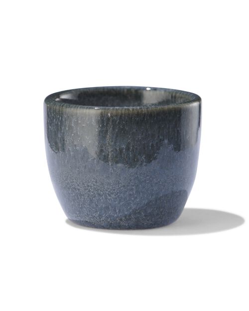 coquetier Ø5cm - Porto - émail réactif - noir