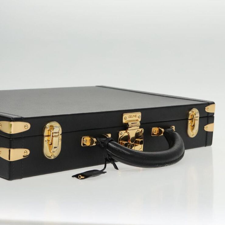 Celine Vintage Céline Briefcase Black