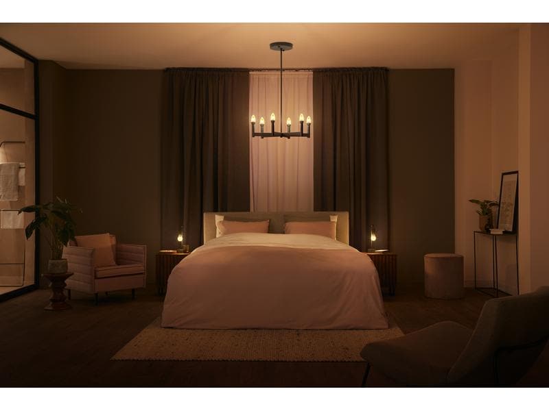 Philips Hue Leuchtmittel White Amb. Filament E14 Doppelpack Smartes Hue E14-Leuchtmittel
