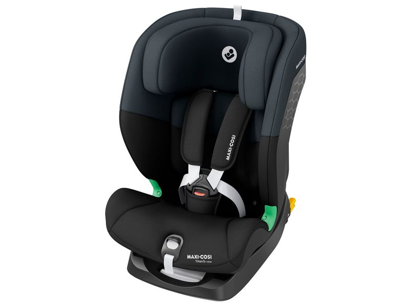 MAXI-COSI Kindersitz Titan S i-Size Tonal Black Kinderautositz Gruppe 1, 2, 3