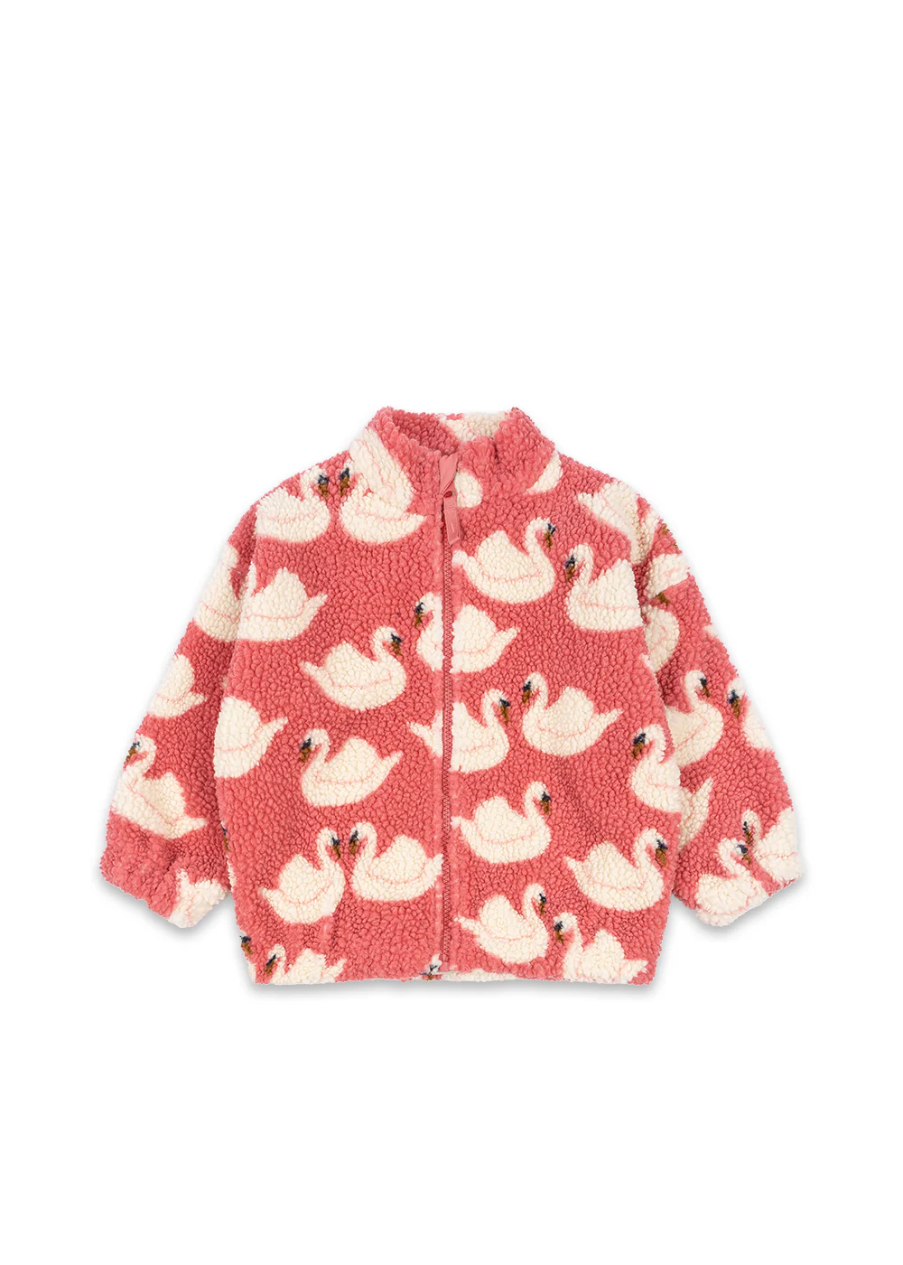 Jody teddyjakke - swan candy - 12M