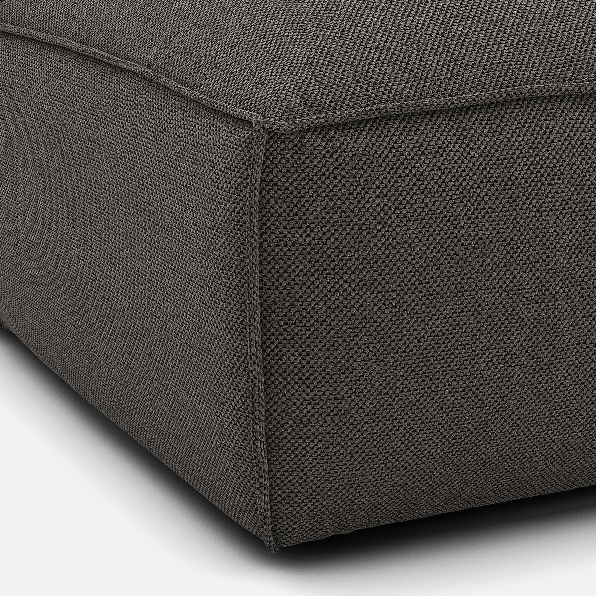 LA REDOUTE INTERIEURS<br>Sofá lounge, direito, tecido texturizado, Seven