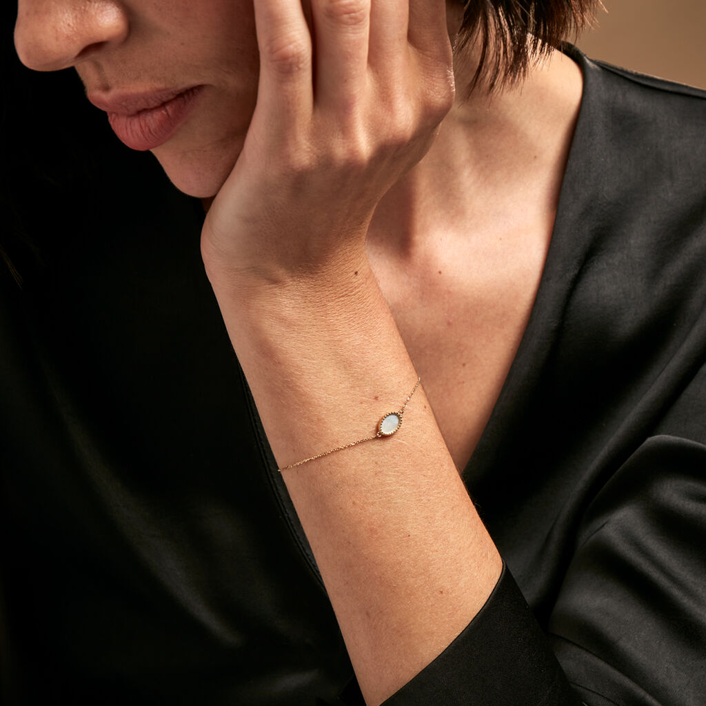 Bracelet Pernia Or Jaune Nacre