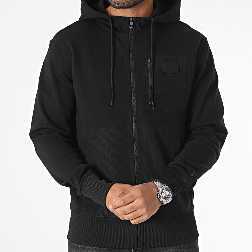 Sweat Capuche Zippé 4101 Noir