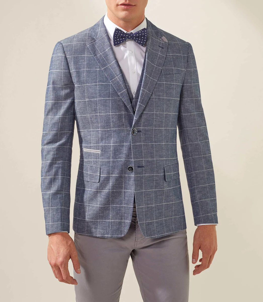 Veste casual bleu 
