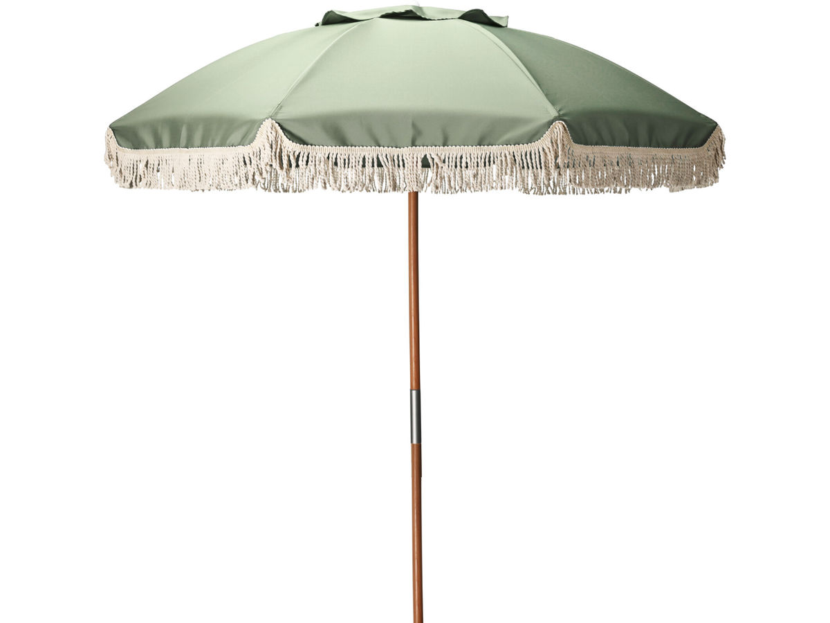 HIXA parasol met houtenpaal - Green