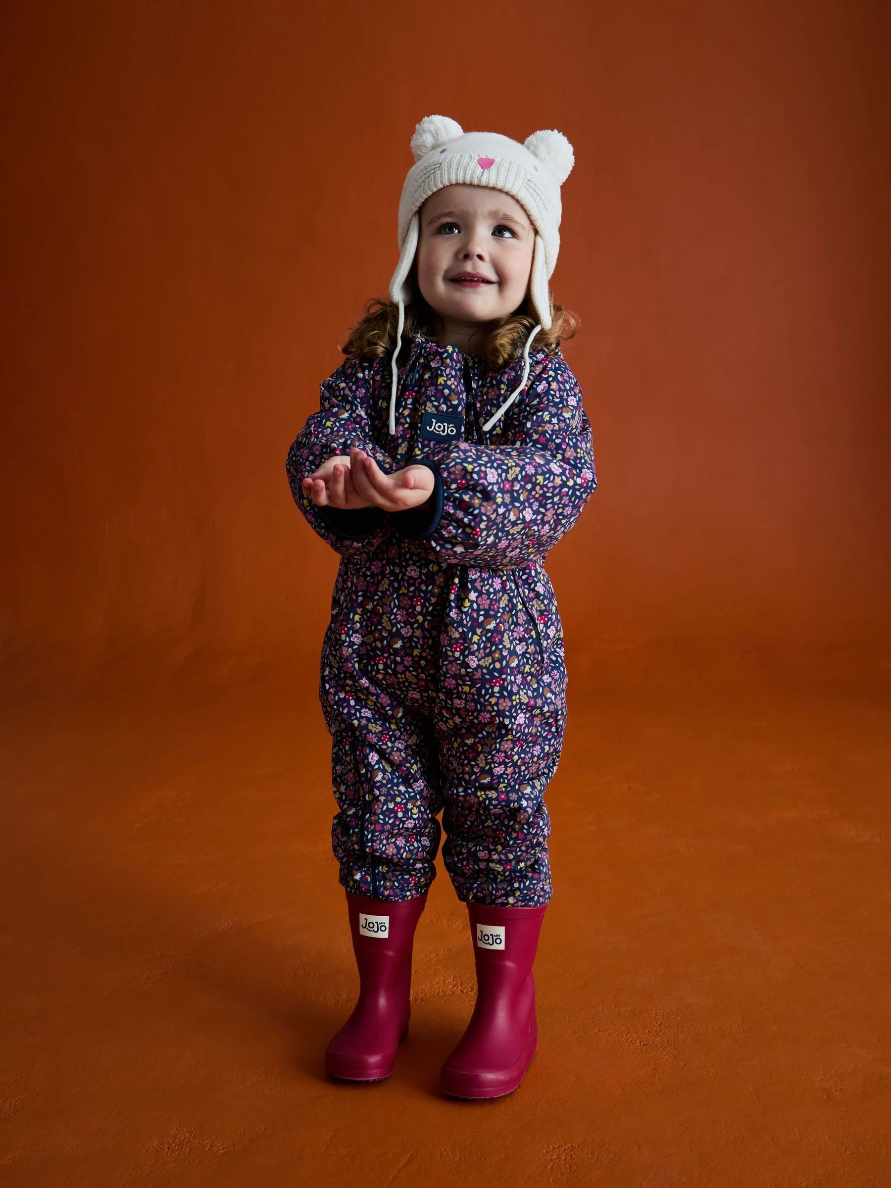 Roze - JoJo Maman Bébé Plain Wellies