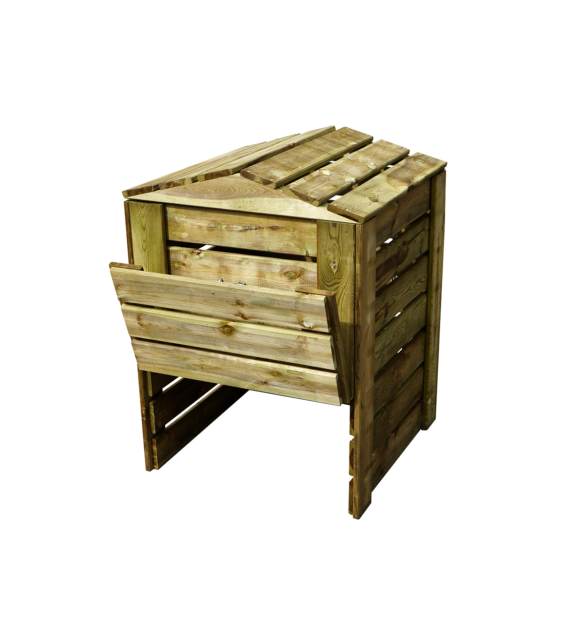 Composteur avec trappes - cabane