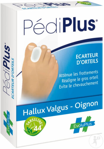 Pediplus Ecarteurs D'Orteils Protecteurs Hallux Valgus 1 Pièce