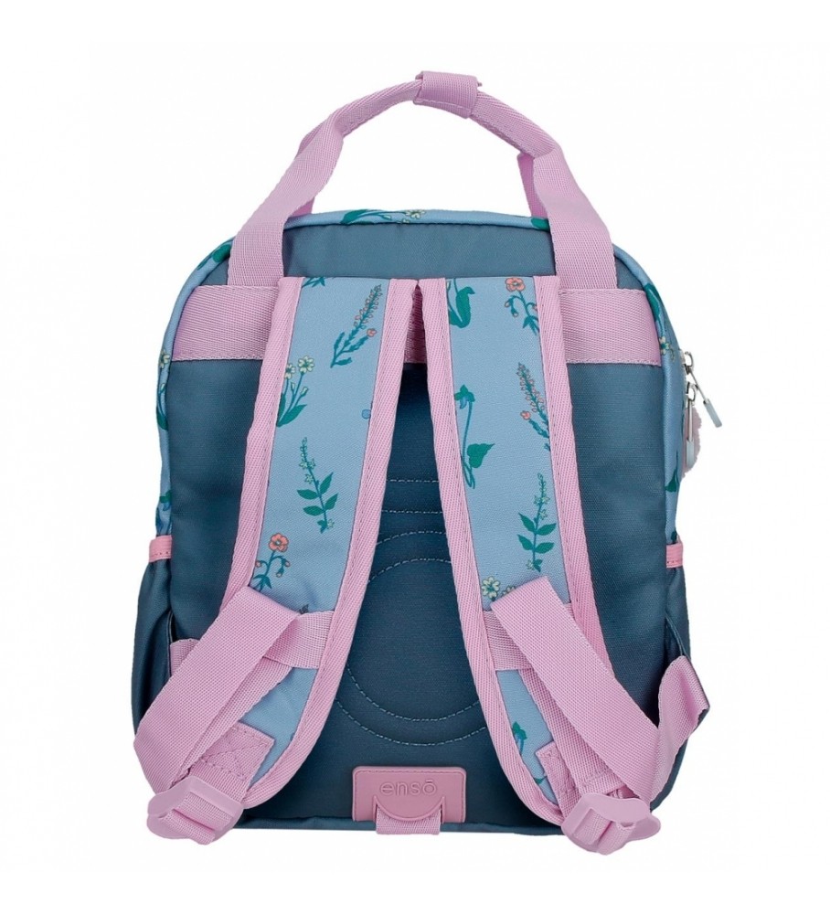 Enso Mochila pequea Enso We Love Flowers adaptável rosa