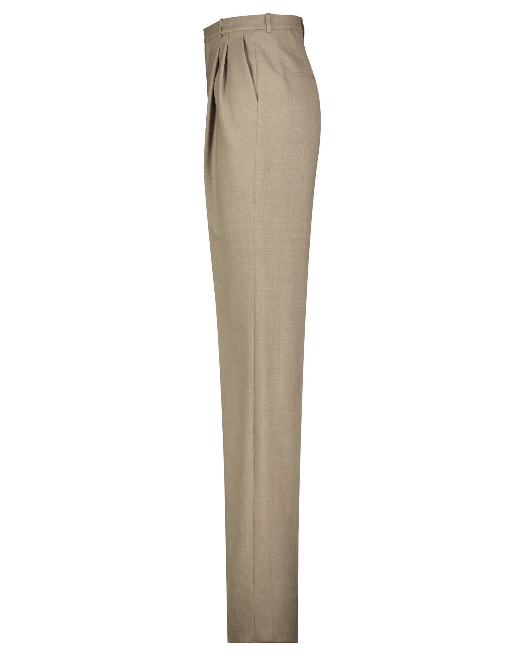 Saint Laurent| Damen Bundfaltenhose aus Wolle