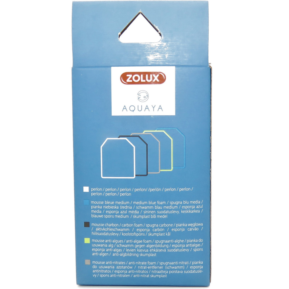 Filtre pour pompe classic 80, filtre cl80 c mousse charbon x 4 pour aquariu