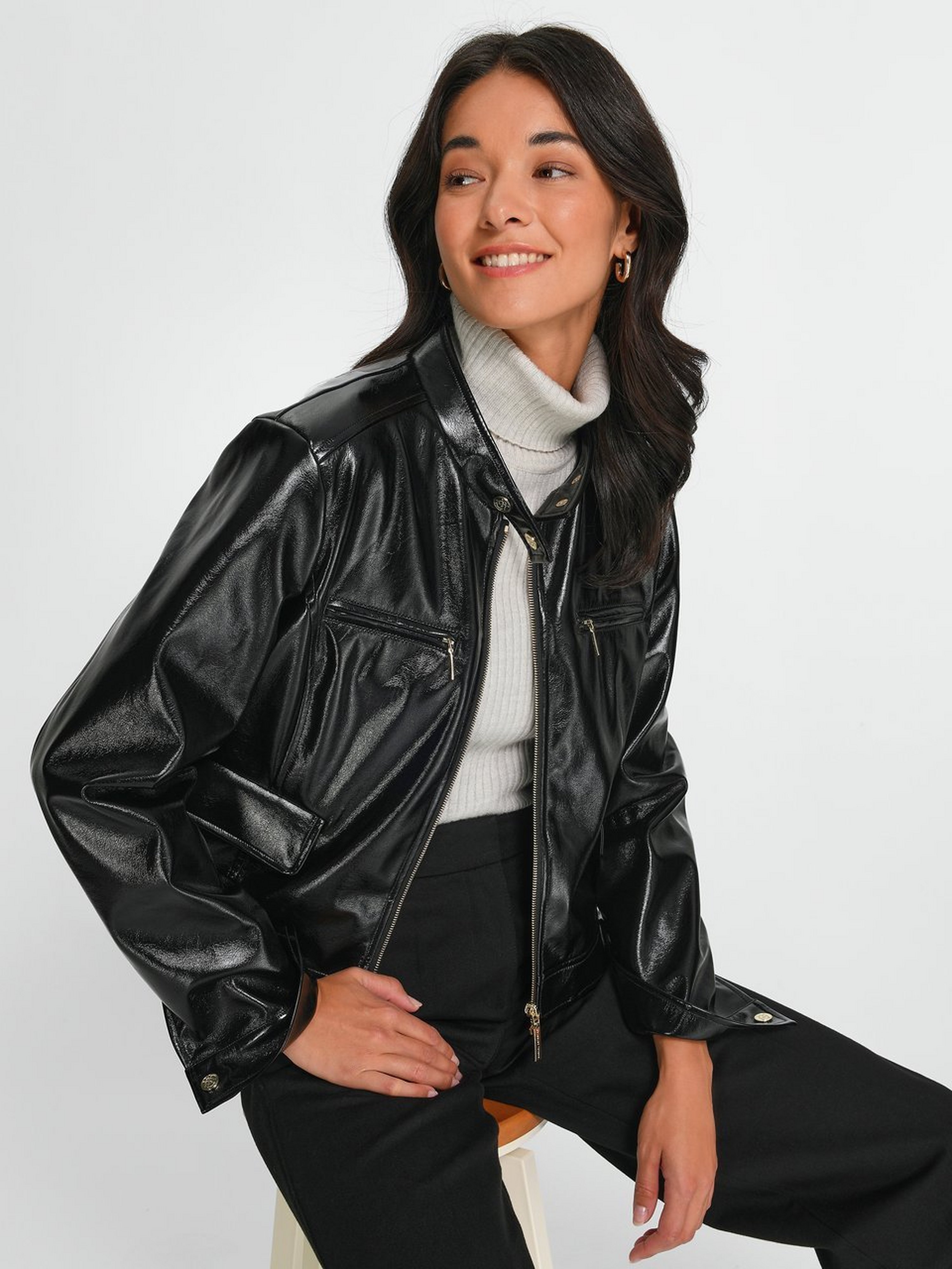 Lederjacke