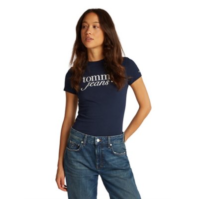 Tee-shirt à manches courtes femme Tjw Slim Essential Logo TOMMY HILFIGER