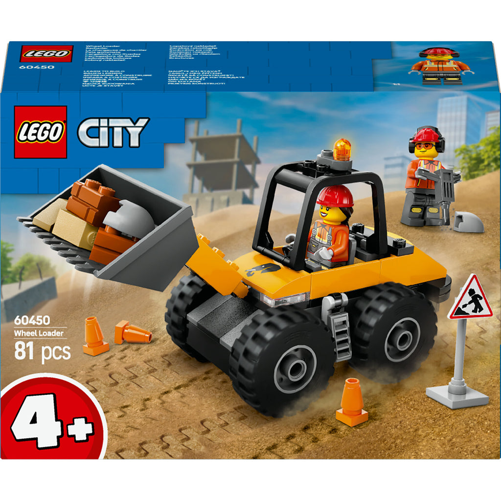 Carregadora De Rodas De Construção Lego