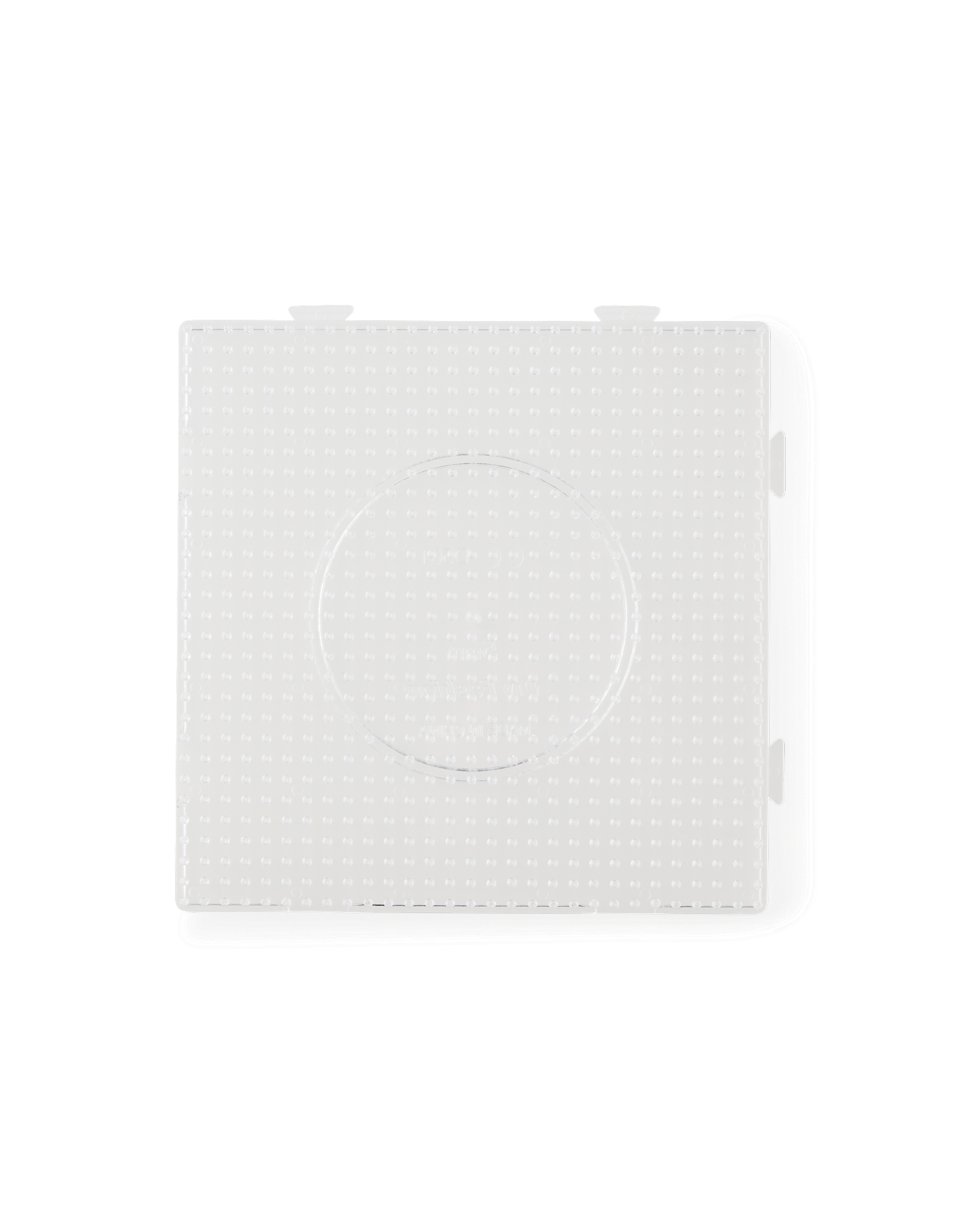 Stor Perleplade | Plastik. | Clear