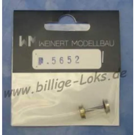 Weinert 5652 Vorlaufradsatz 9.8mm 9 Speichen RP25