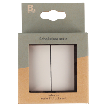 Berker S.1 serieschakelaar wit